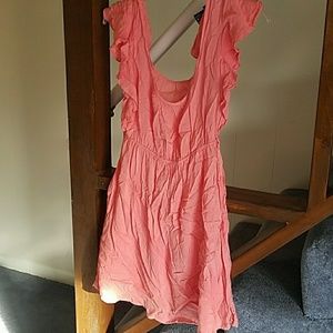 Coral dress